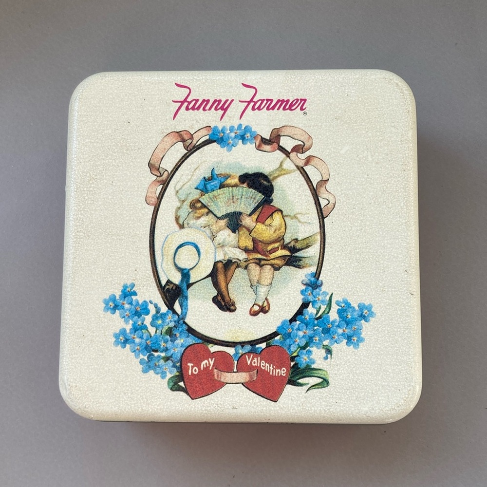Vintage Fanny Farmer Valentine Tin - To My Valentine